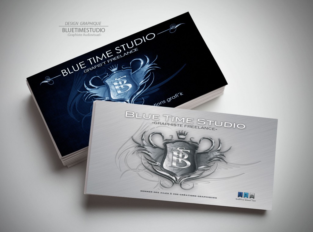 Portfolio contenu digital Carte de visite-Bluetimestudio #graphisteguadeloupe