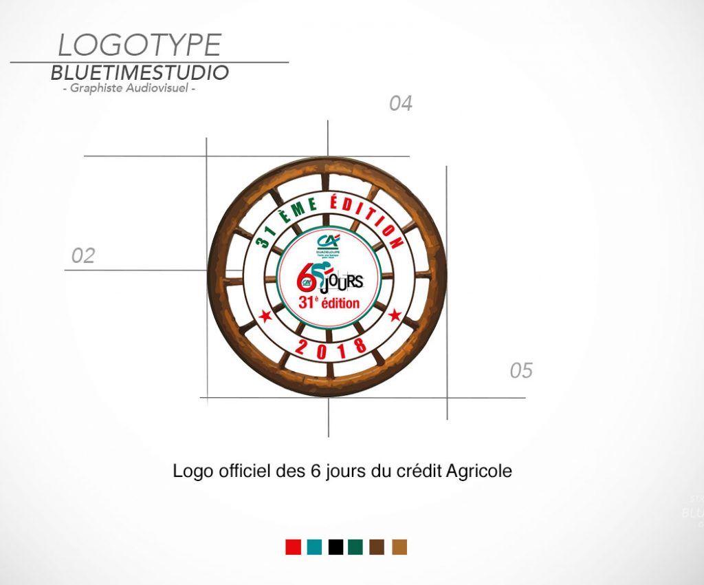 Portfolio contenu digital Logo 6 jours du Crédit Agricole