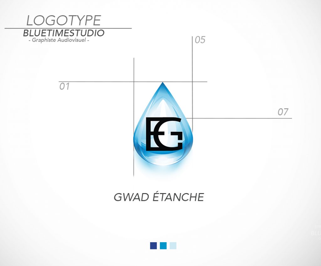 Portfolio contenu digital Logo Gwad étanche