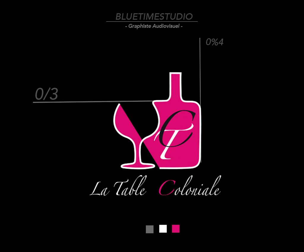Portfolio contenu digital Logo restaurant LA TABLE COLONIALE