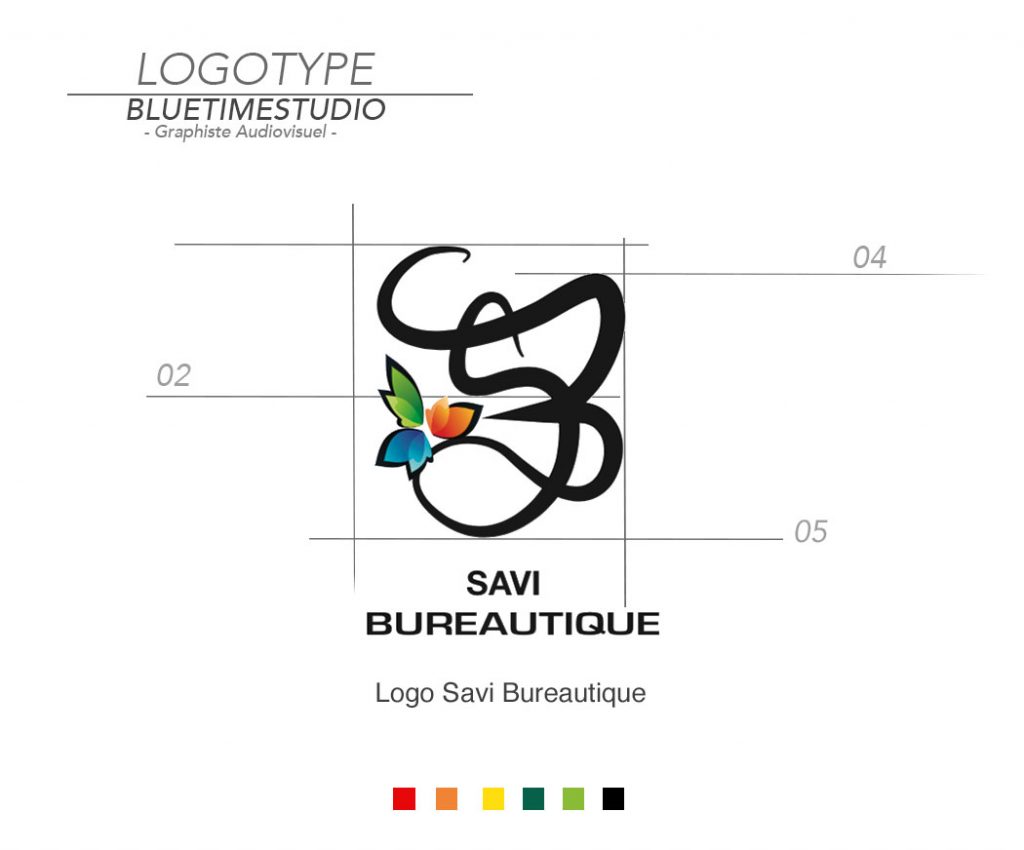 Portfolio contenu digital Logo savi bureautique