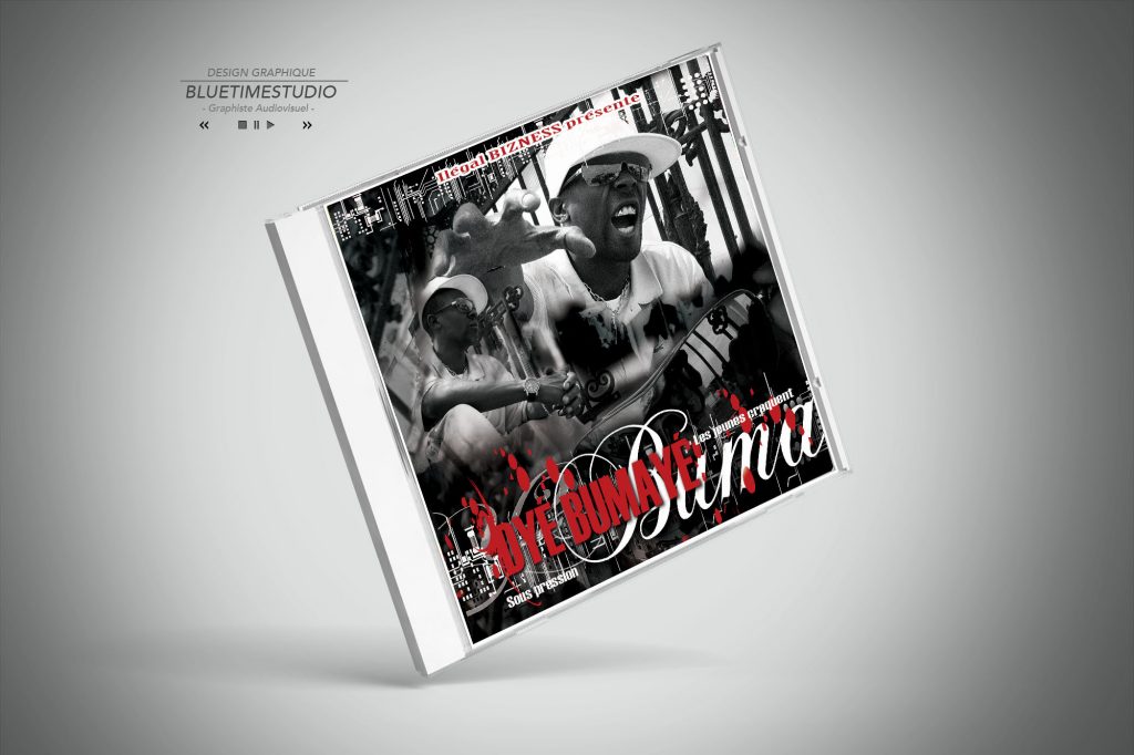 Portfolio contenu digital Pochette CD Dye #graphisteguadeloupe