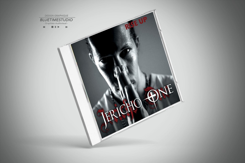 Portfolio contenu digital Pochette CD Jericho one #graphisteguadeloupe