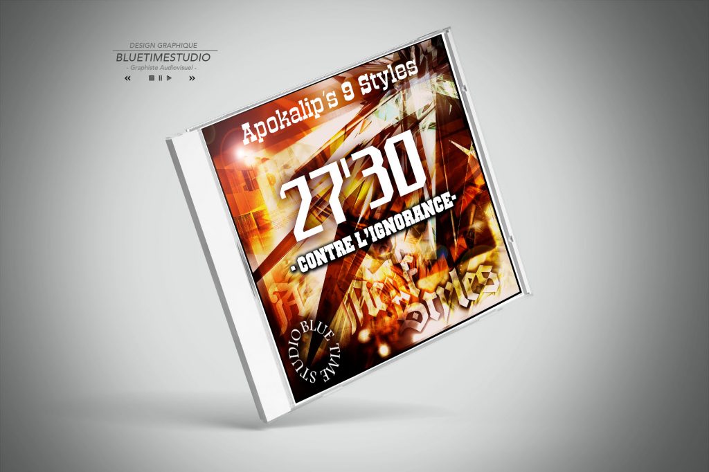 Portfolio contenu digital Pochette CD Mixtape #graphisteguadeloupe