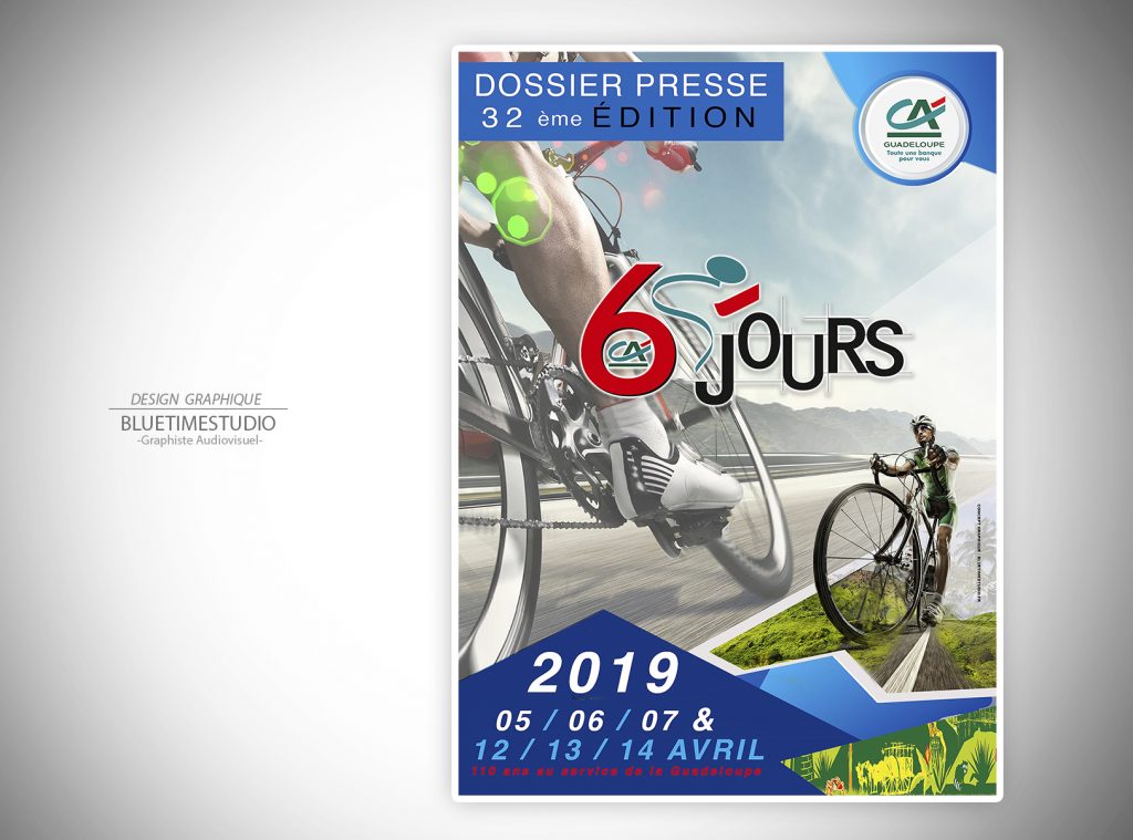 Portfolio contenu digital Dossier-Presse-6-jours-CA #graphisteguadeloupe