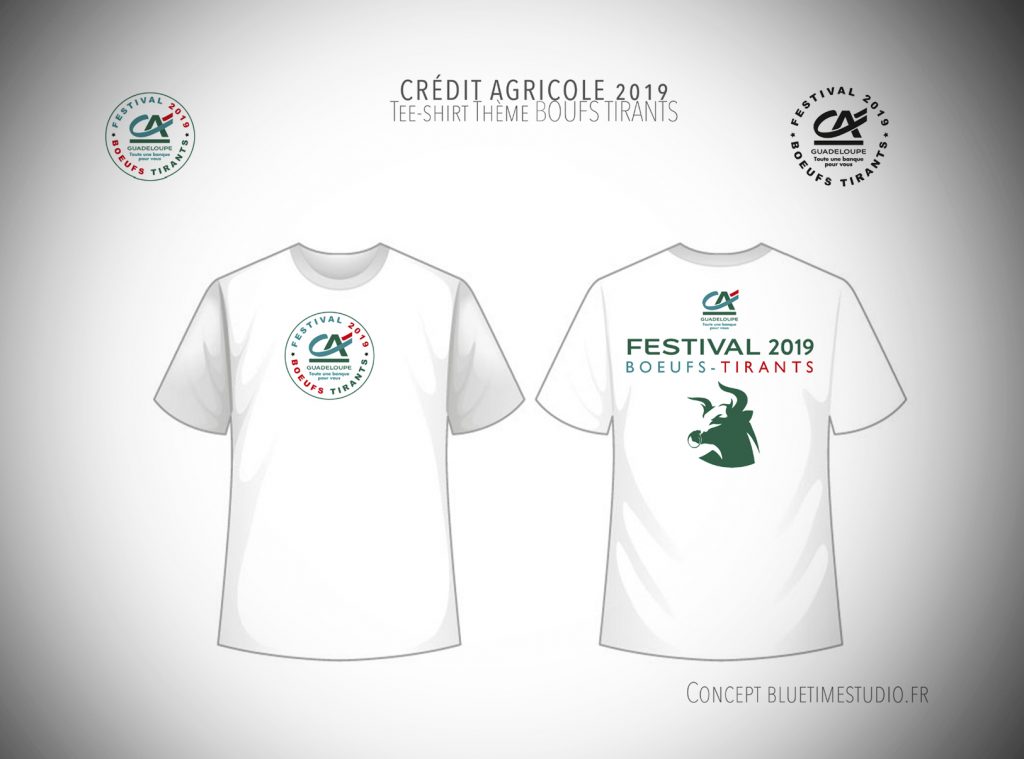 Portfolio contenu digital Tee-shirt-CA #graphisteguadeloupe