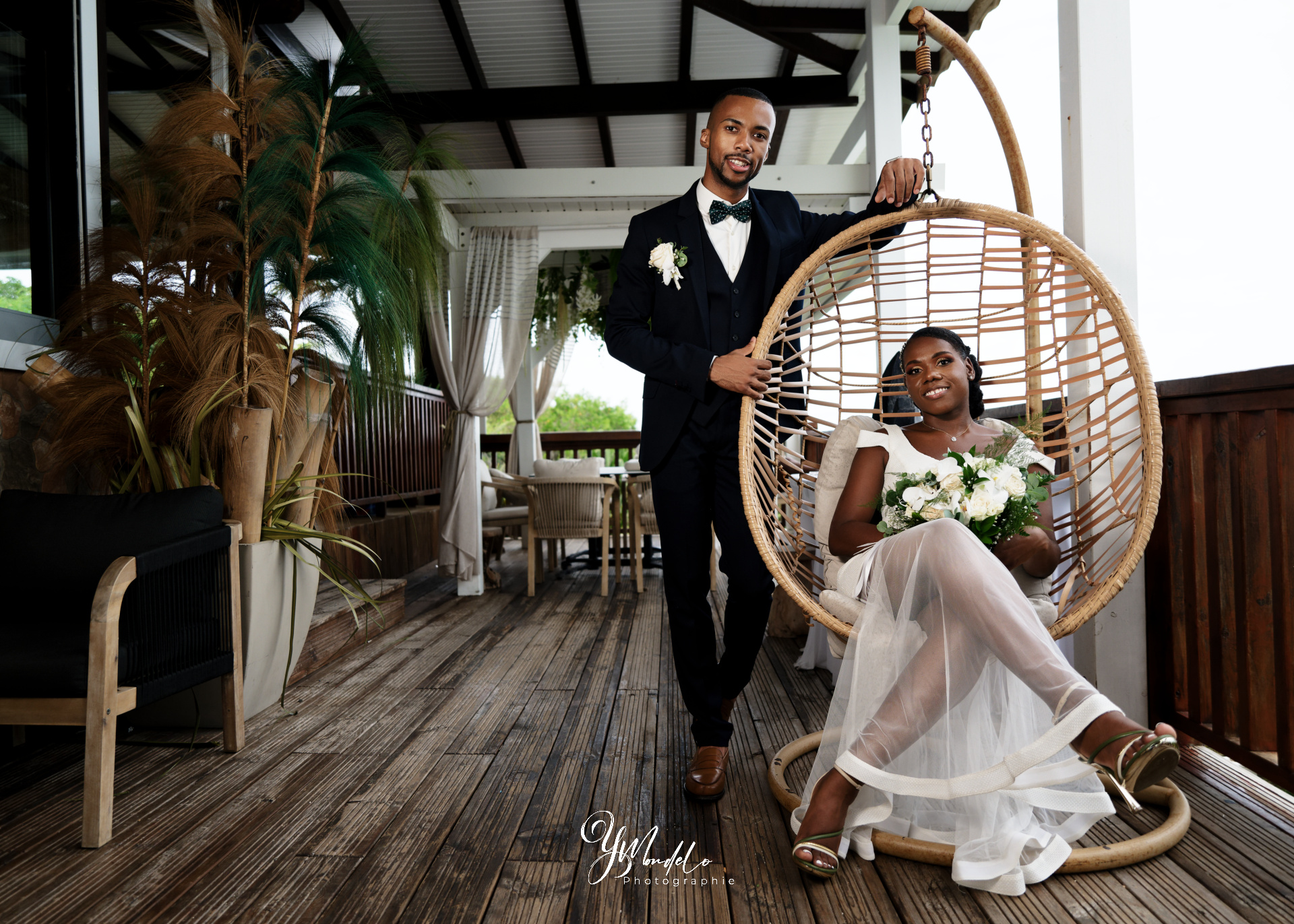 Photographe Mariage Guadeloupe Shooting mariage: glamour en Guadeloupe