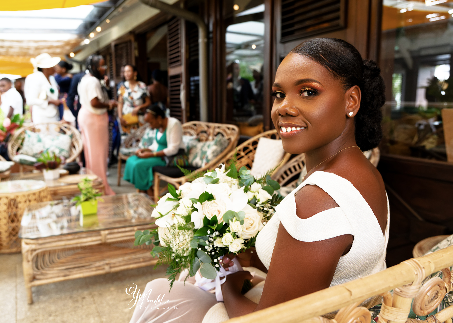 Photographe Mariage Guadeloupe Shooting Mariage: portrait de la mariée en Guadeloupe