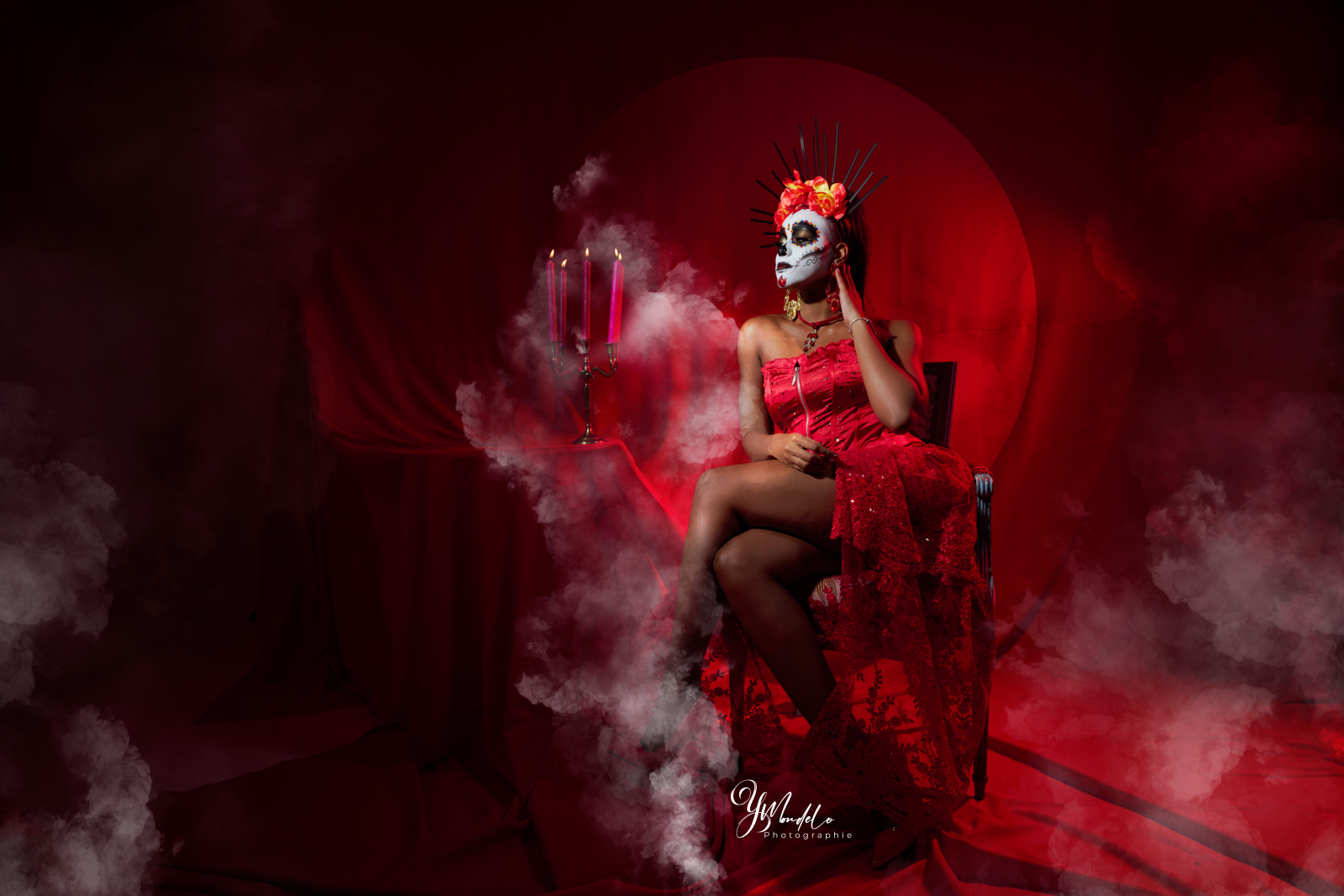 Accueil Photographe Portraits Guadeloupe | Portrait koraly ambiance de folie